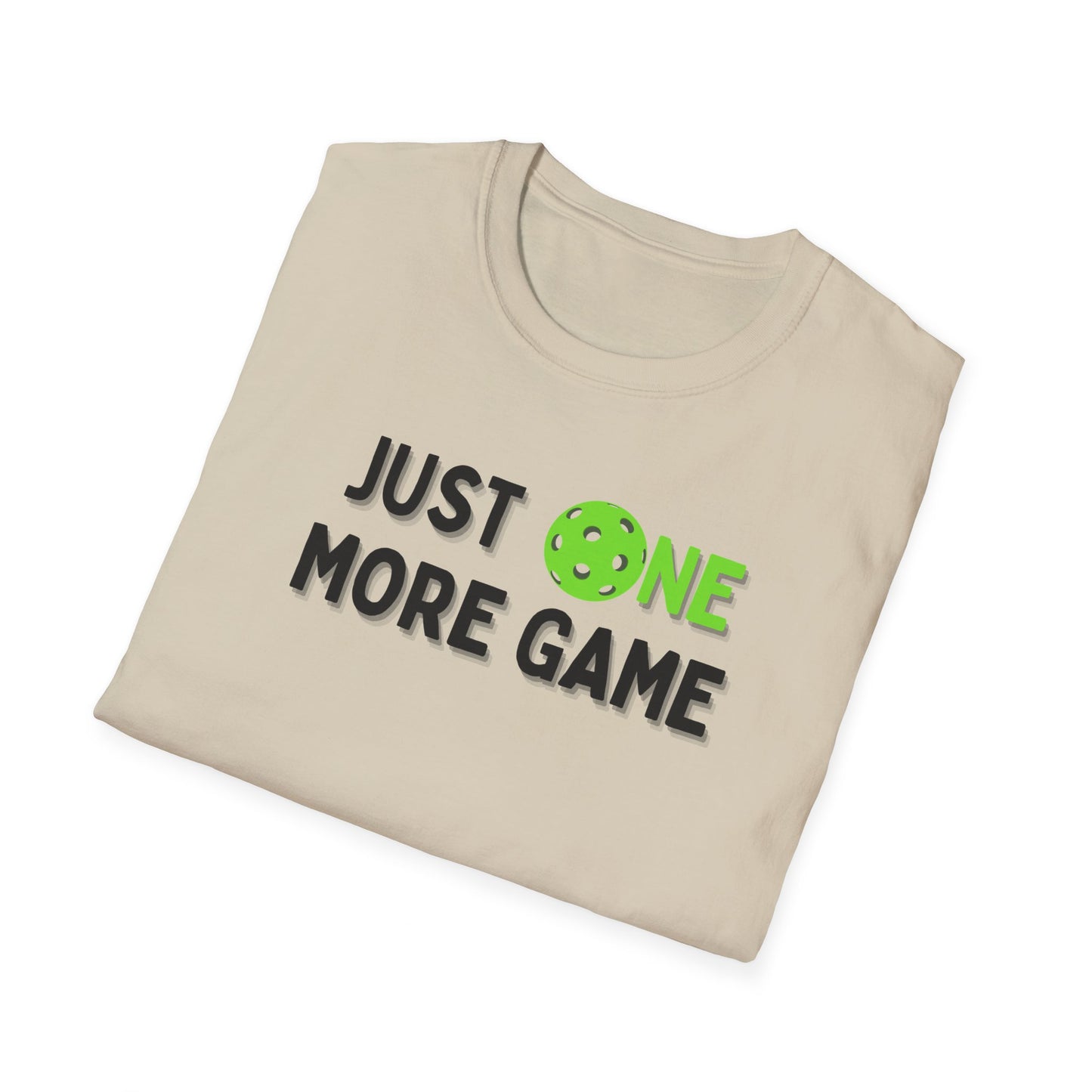 Just One More Game Pickleball - Unisex Softstyle T-Shirt