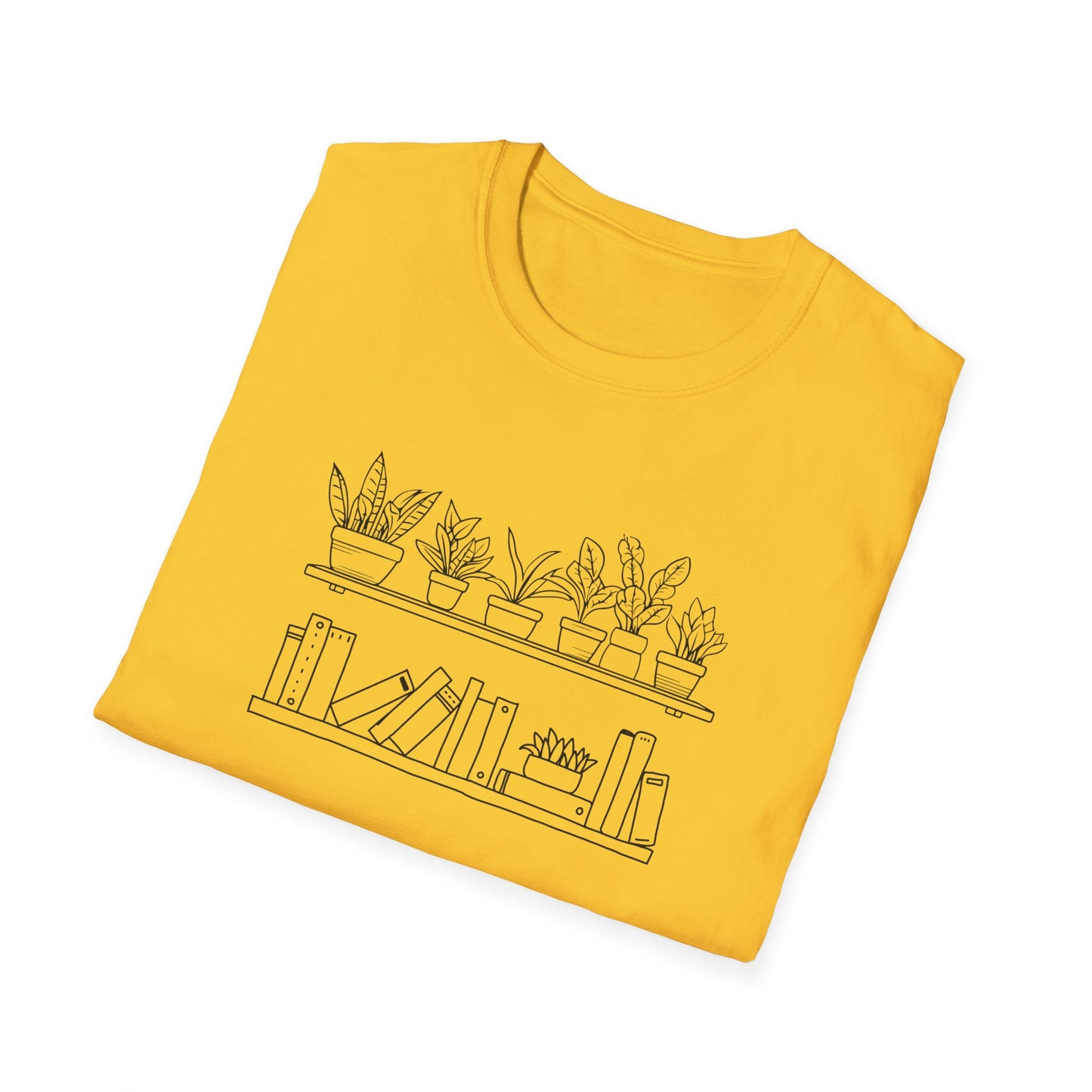 Plants and Books - Unisex Softstyle T-Shirt