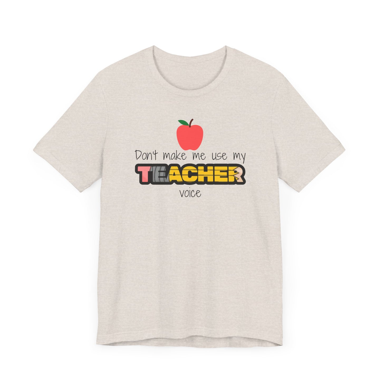 Teacher Voice - Bella + Canvas Unisex Jersey Short Sleeve Tee