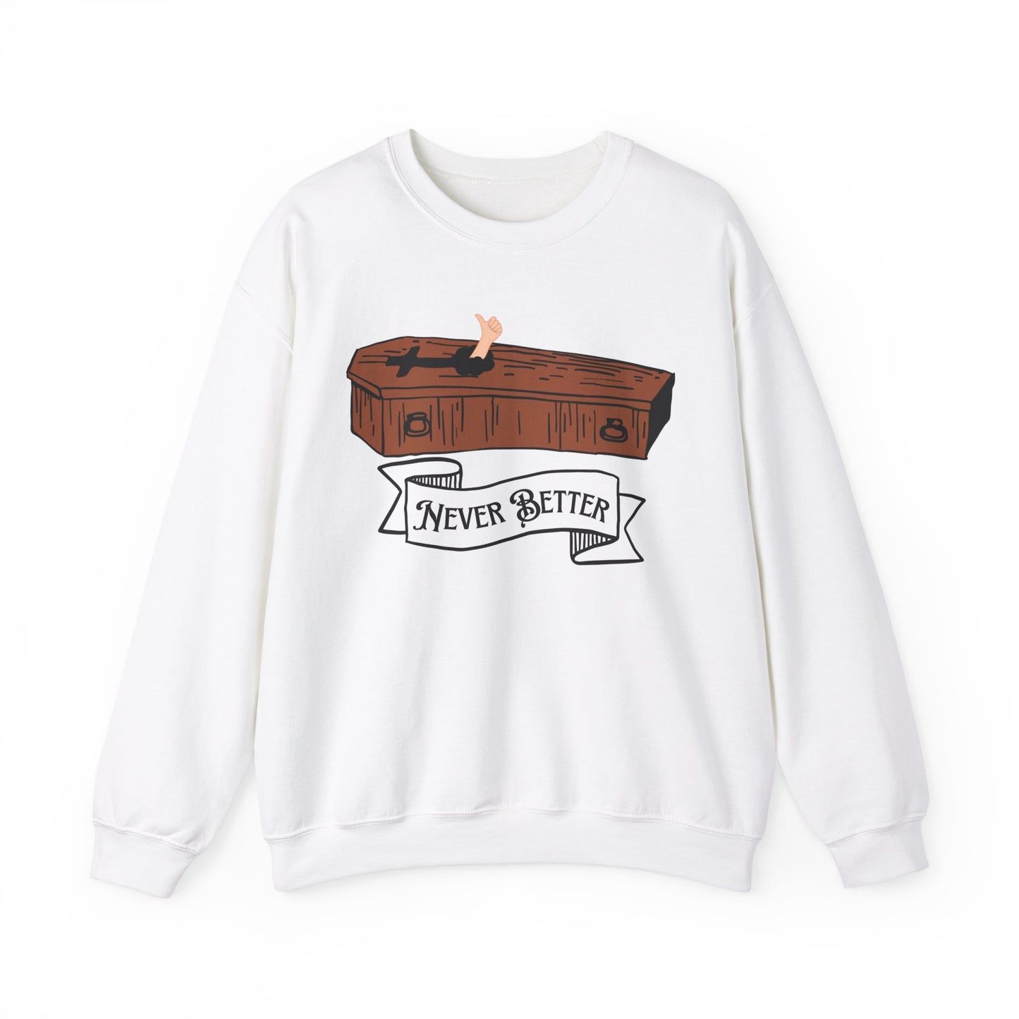 Never Better Unisex Heavy Blend™ Crewneck Sweatshirt