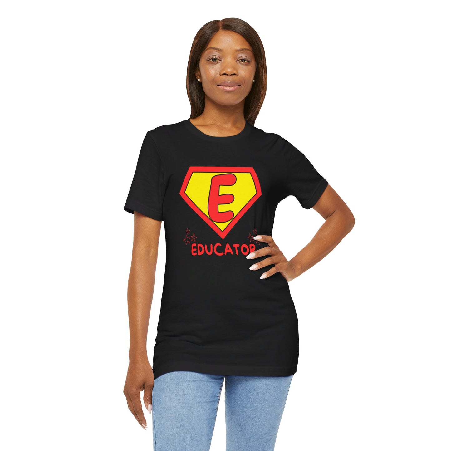 Educator Superhero - Unisex Jersey Short Sleeve Tee