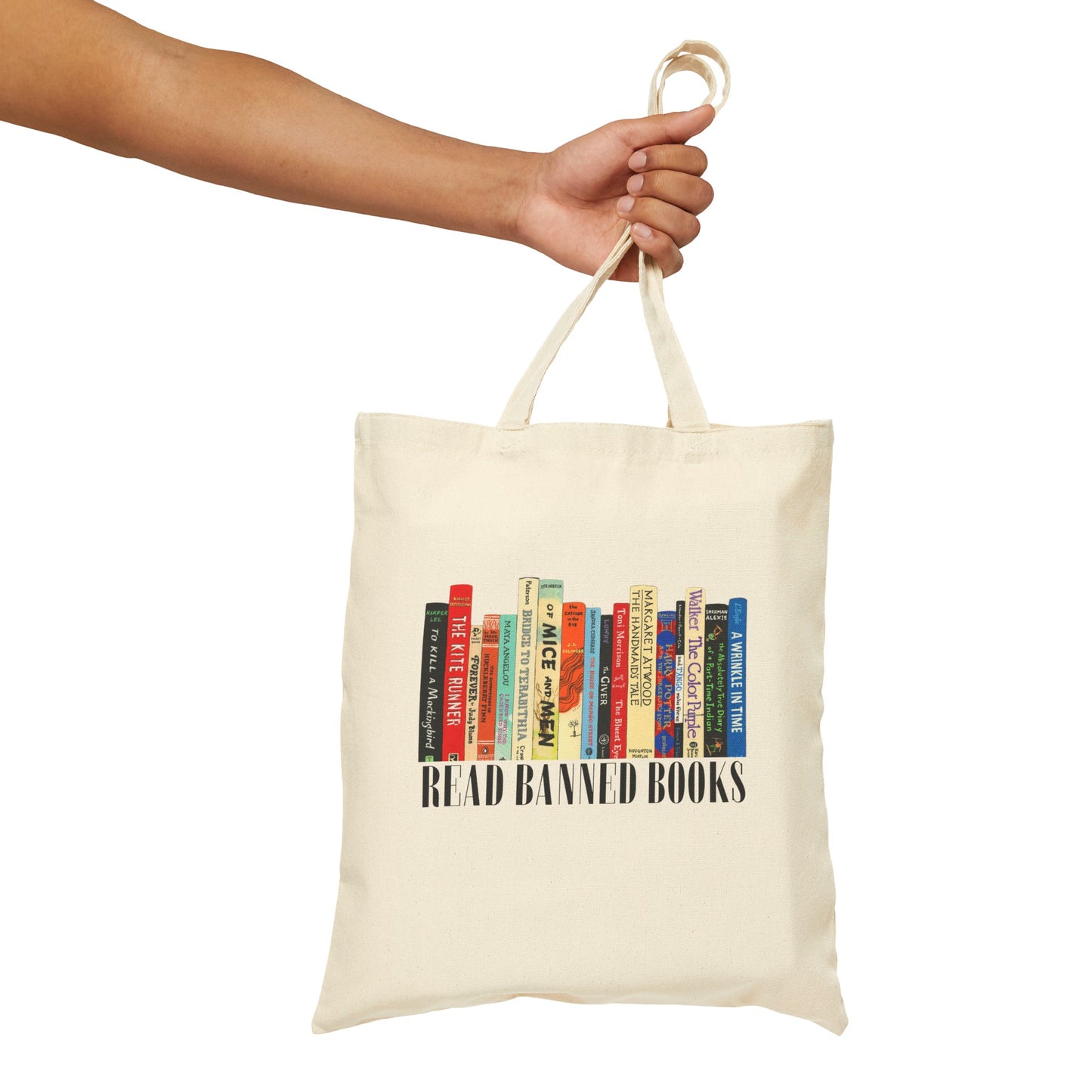 Read Banned Books - Cotton Canvas Tote Bag