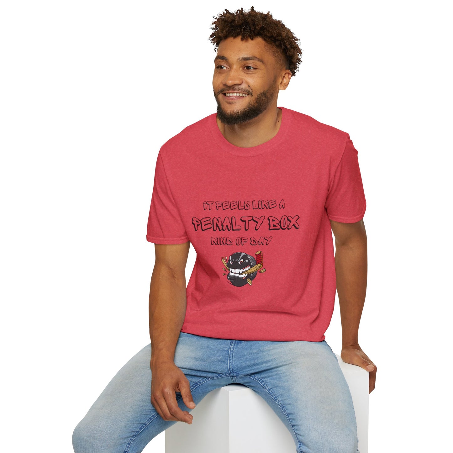 It Feels Like a Penalty Box Kind of Day - Unisex Softstyle T-Shirt