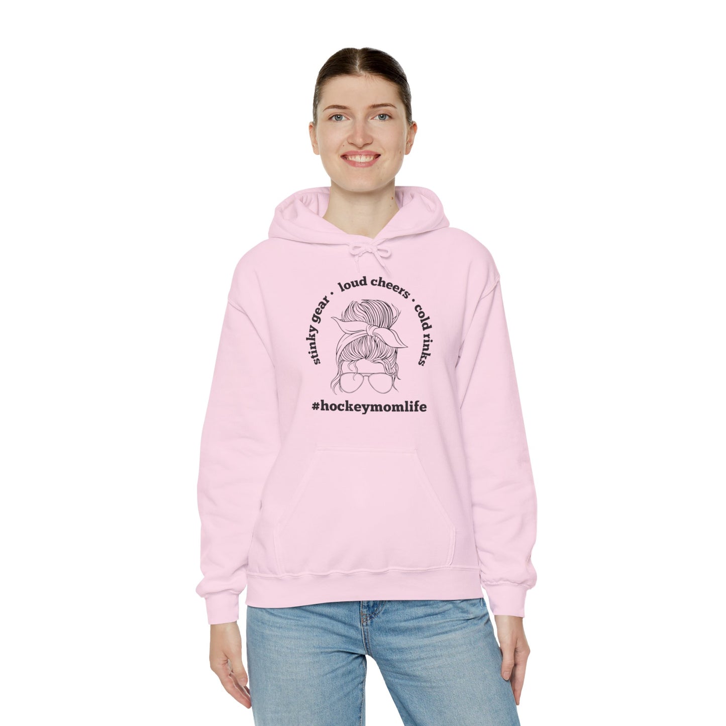 #hockeymomlife Hoodie - Unisex Heavy Blend™ Hooded Sweatshirt