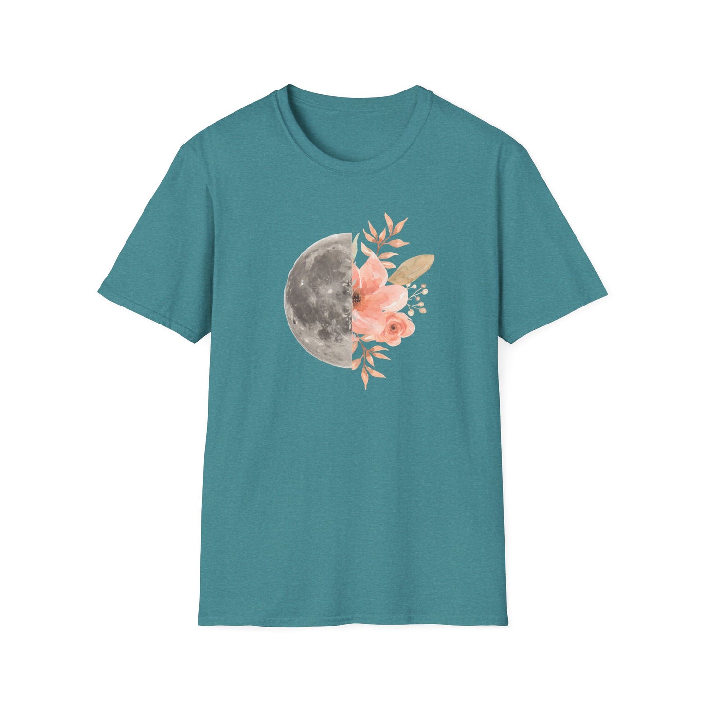 Lunar Flowers - Unisex Softstyle T-Shirt