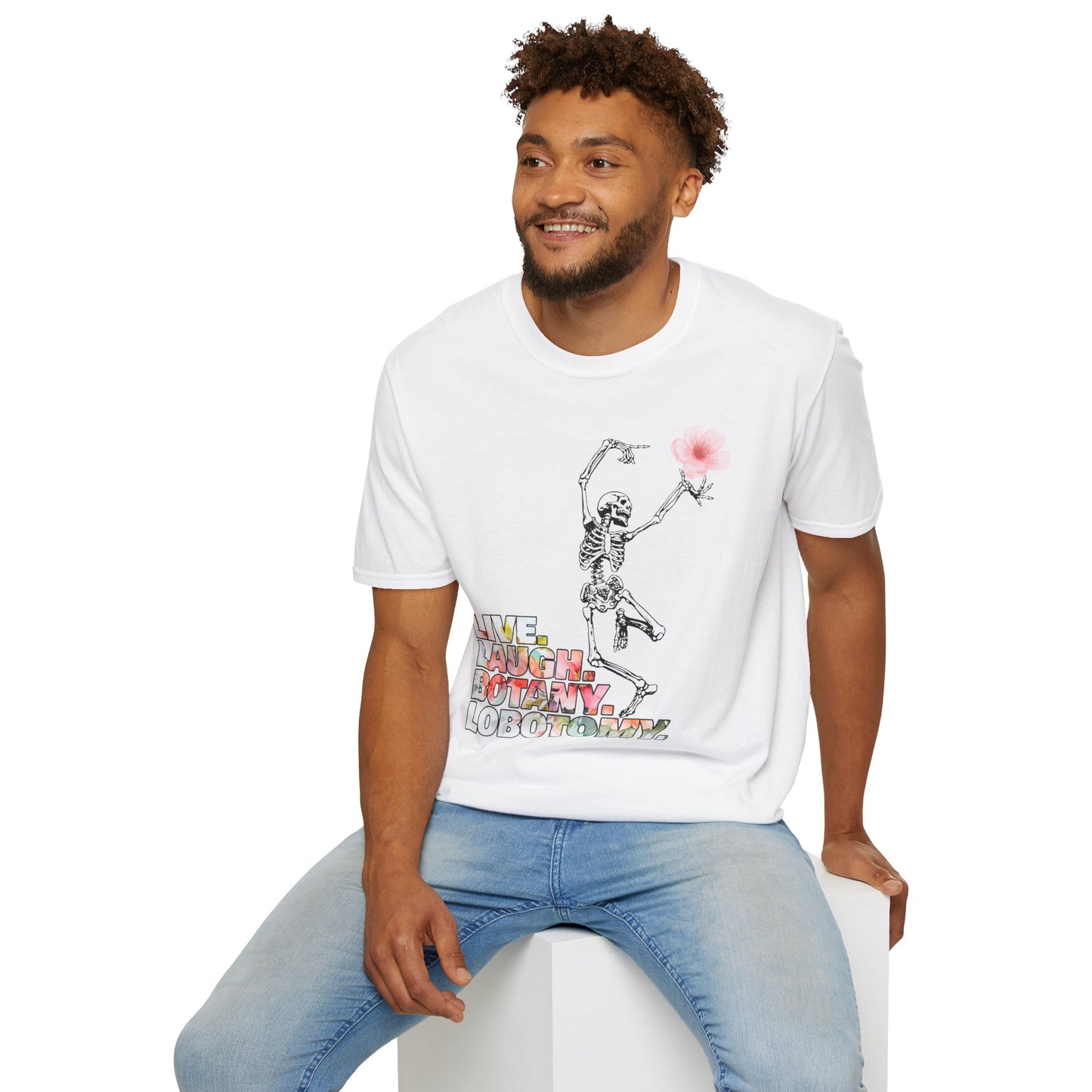 Live. Laugh. Botany. Lobotomy. - Unisex Softstyle T-Shirt