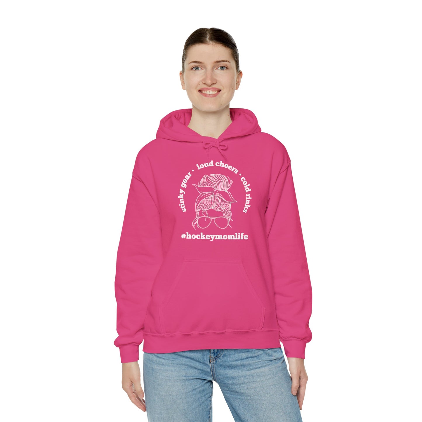 #hockeymomlife Hoodie - Unisex Heavy Blend™ Hooded Sweatshirt