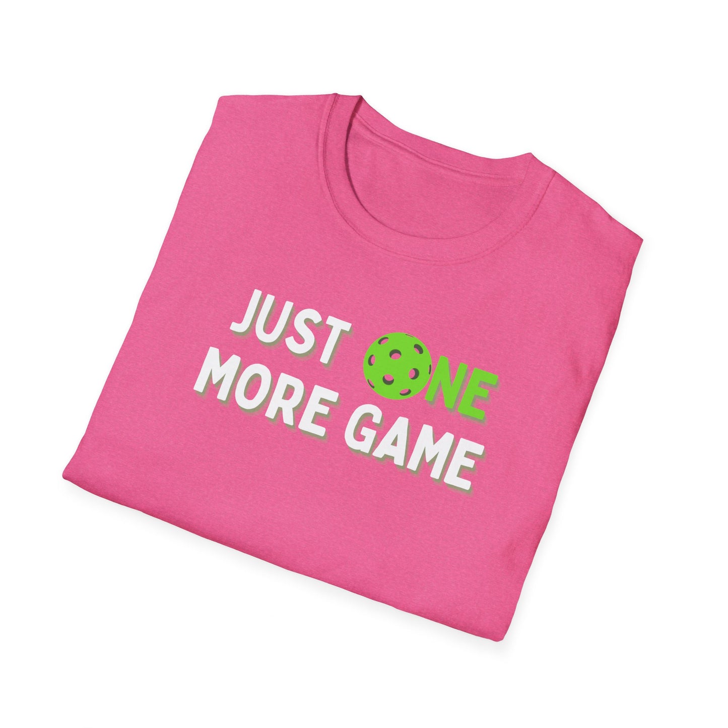 Just One More Game Pickleball - Unisex Softstyle T-Shirt