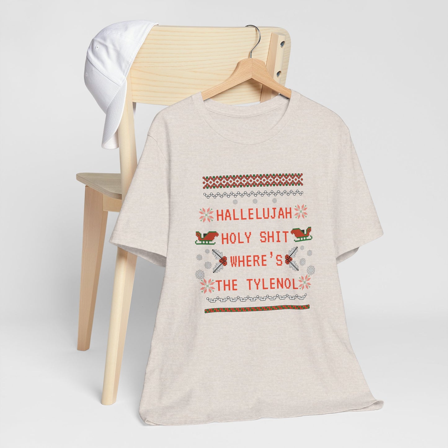 Christmas Vacay Where's the Tylenol - Unisex Jersey Short Sleeve Tee