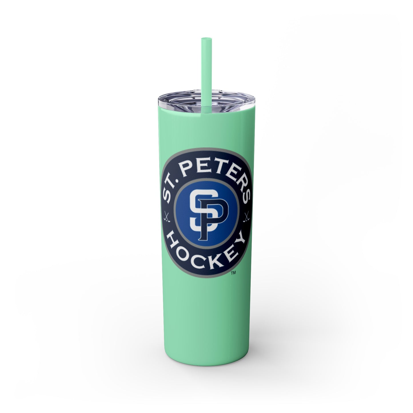 STP Hockey Skinny Tumbler with Straw, 20oz