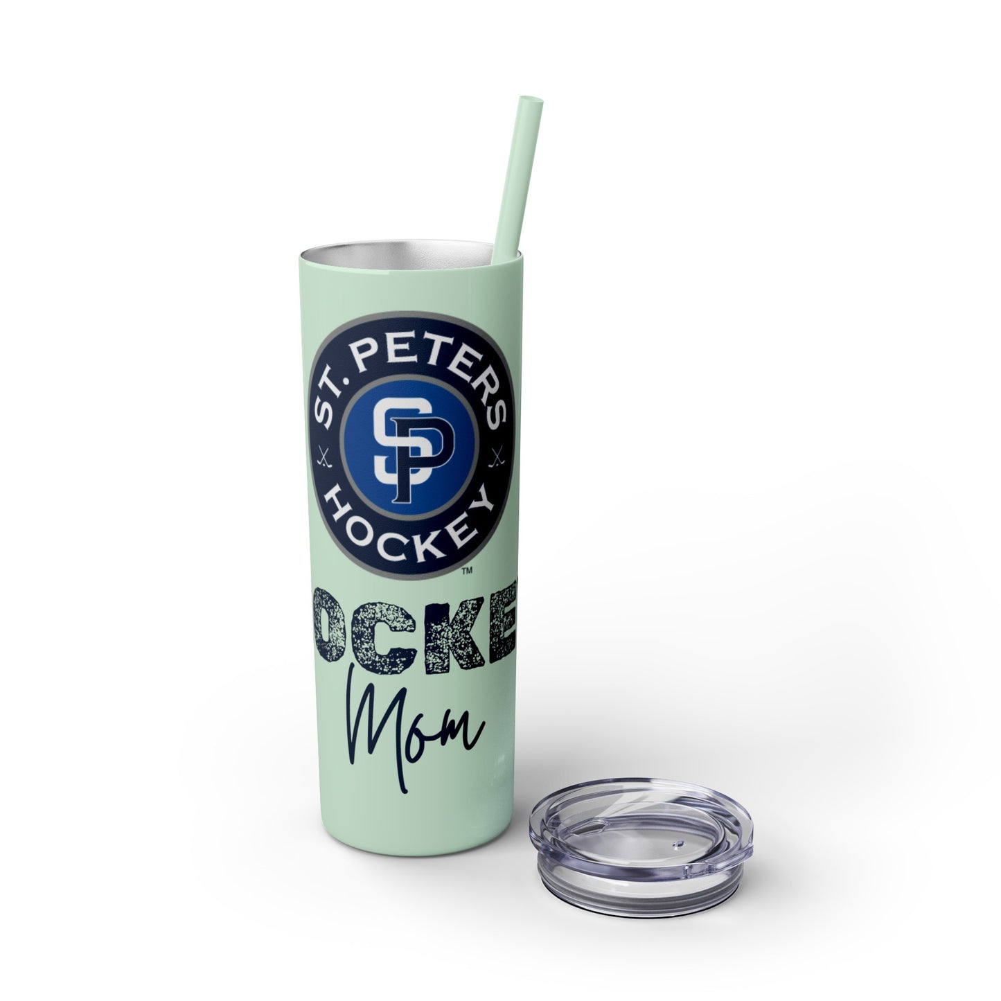 Hockey Mom STP Hockey Club - Skinny Tumbler with Straw, 20oz