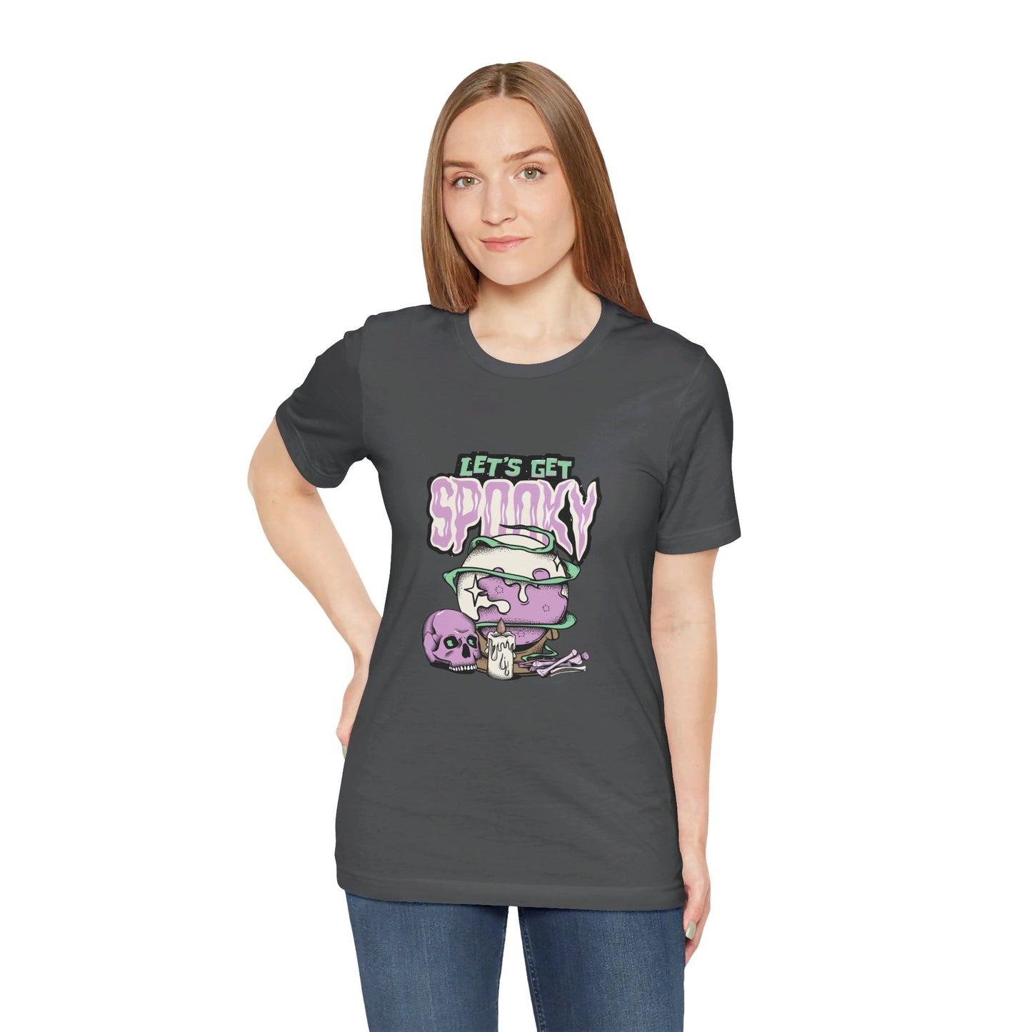 Let's Get Spooky Tshirt - Unisex Jersey Short Sleeve Tee