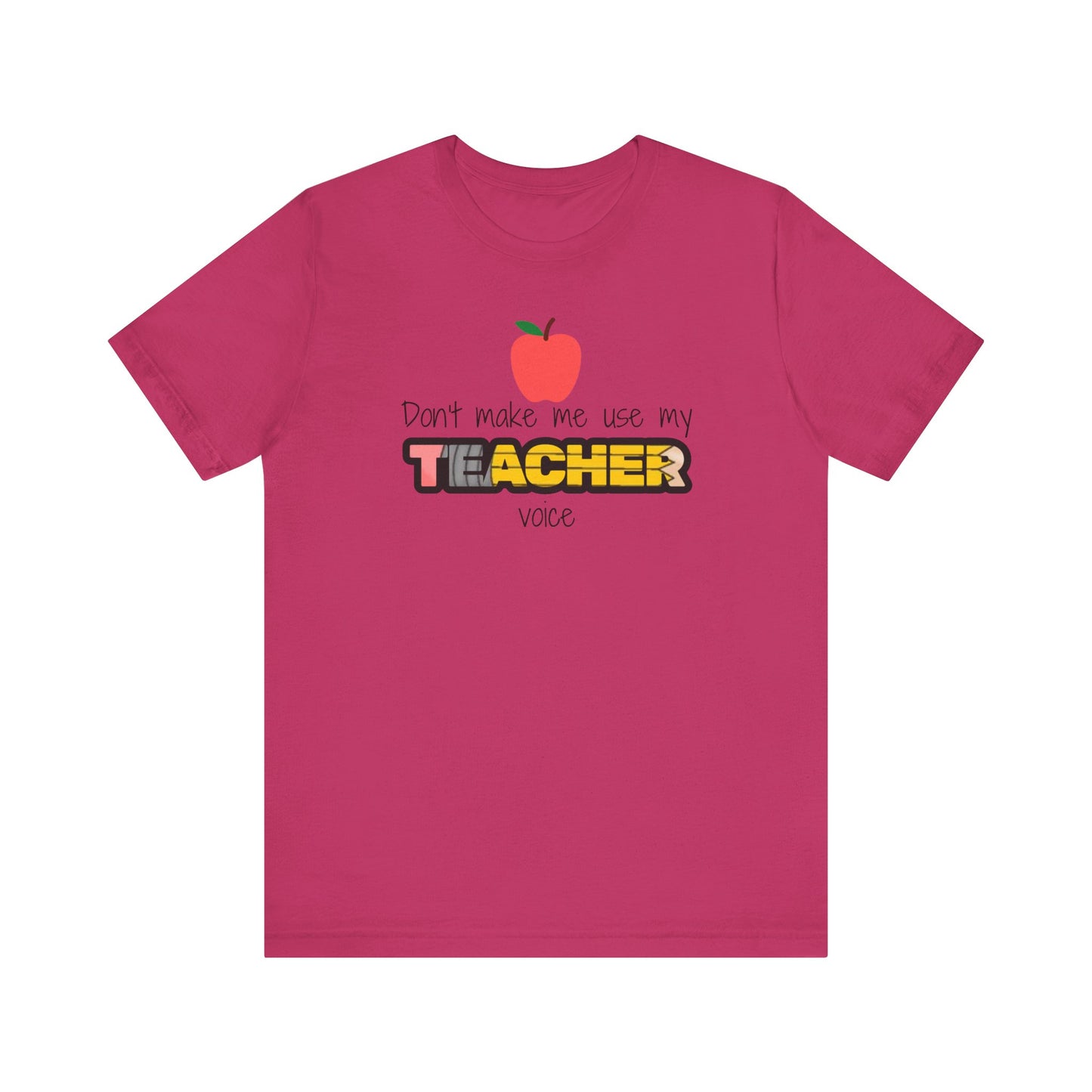 Teacher Voice - Bella + Canvas Unisex Jersey Short Sleeve Tee