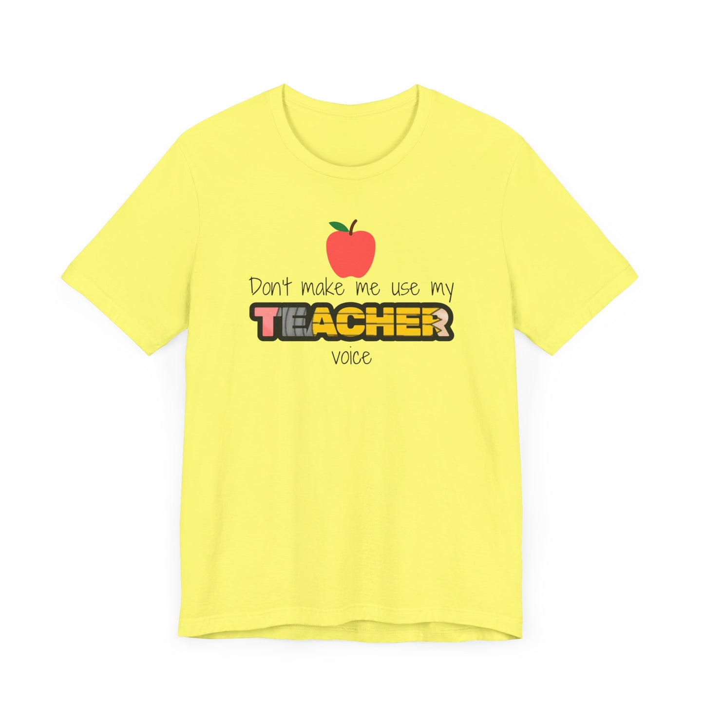 Teacher Voice - Bella + Canvas Unisex Jersey Short Sleeve Tee