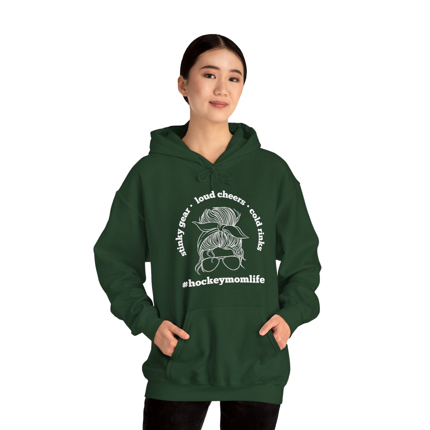 #hockeymomlife Hoodie - Unisex Heavy Blend™ Hooded Sweatshirt