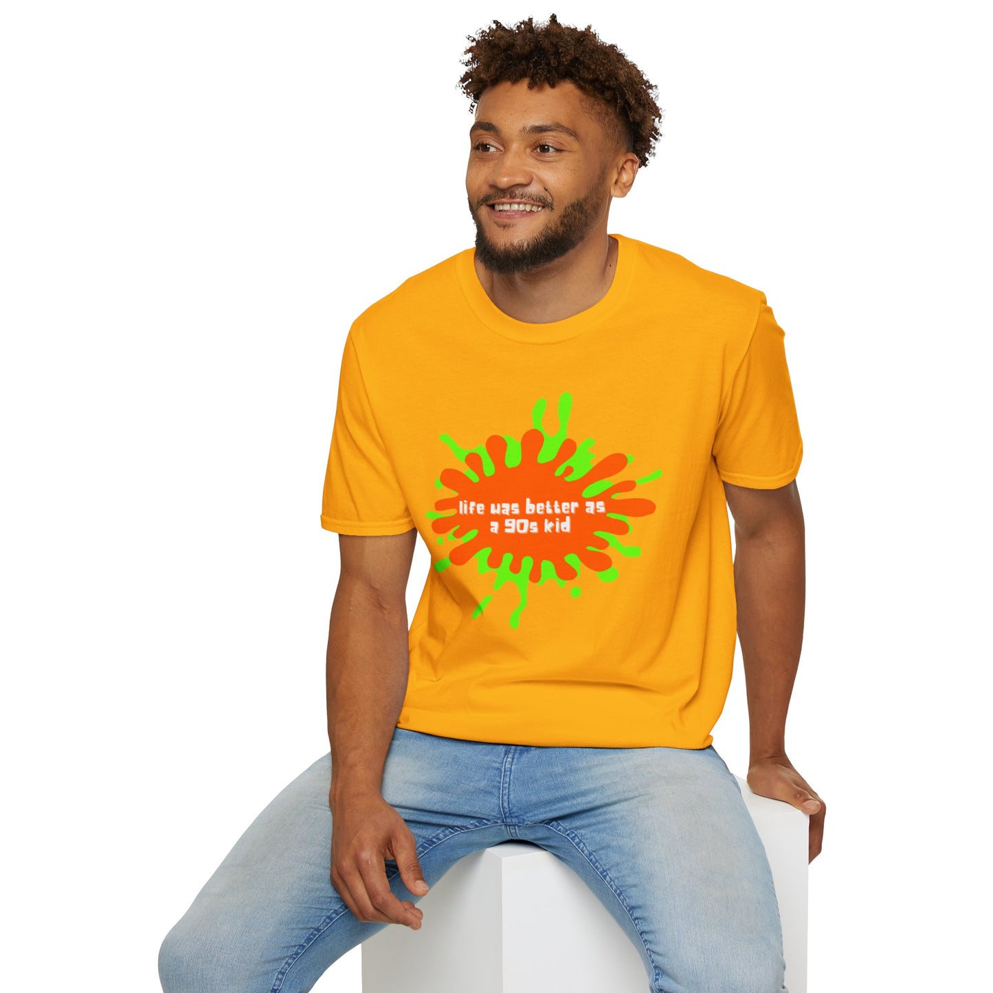 Life was better as a 90s kid Unisex Softstyle T-Shirt