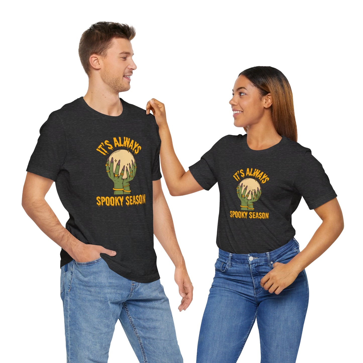 It's Always Spooky Season Tshirt - Unisex Jersey Short Sleeve Tee