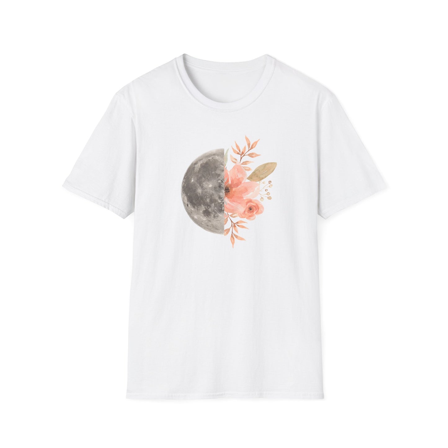 Lunar Flowers - Unisex Softstyle T-Shirt