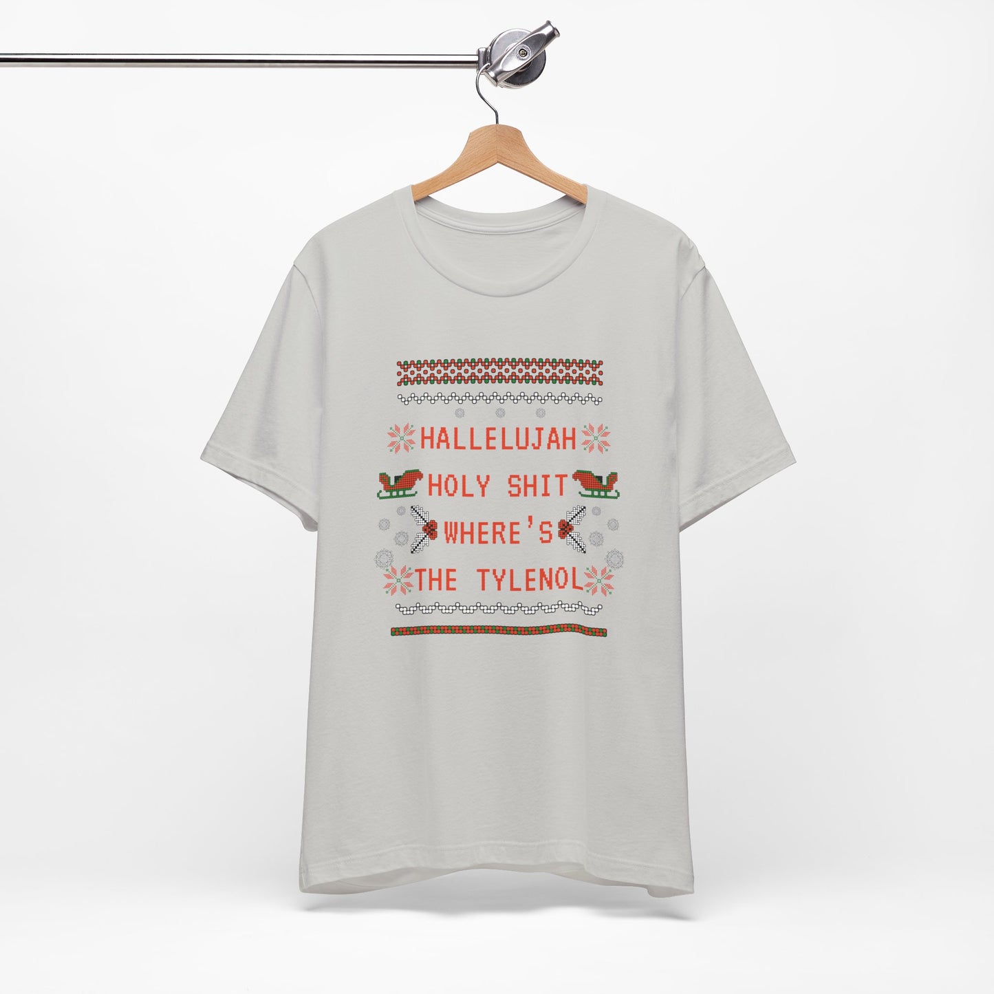 Christmas Vacay Where's the Tylenol - Unisex Jersey Short Sleeve Tee