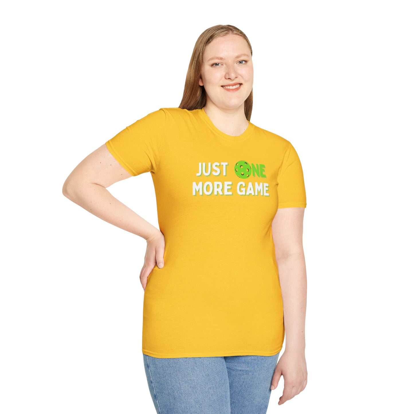 Just One More Game Pickleball - Unisex Softstyle T-Shirt