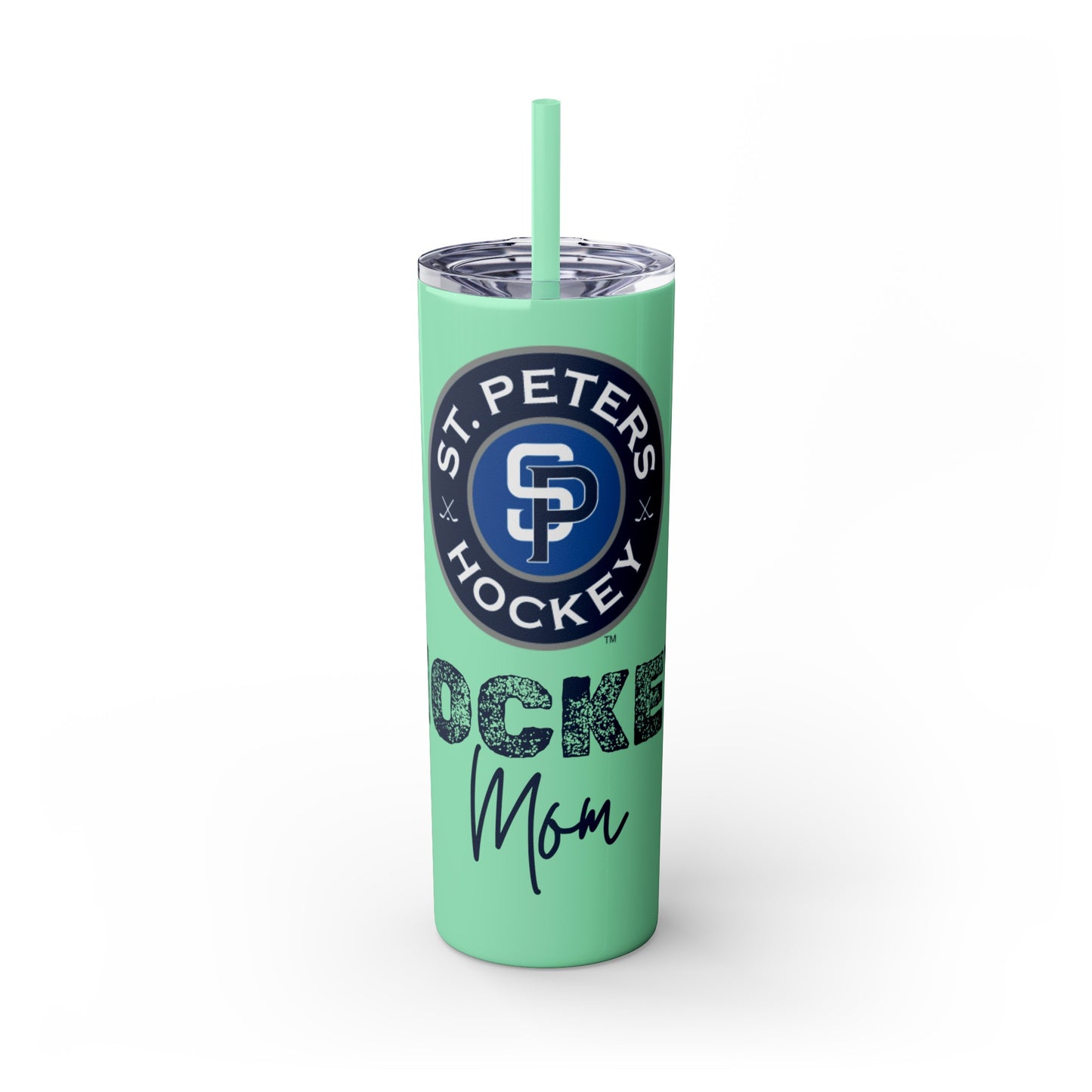 Hockey Mom STP Hockey Club - Skinny Tumbler with Straw, 20oz