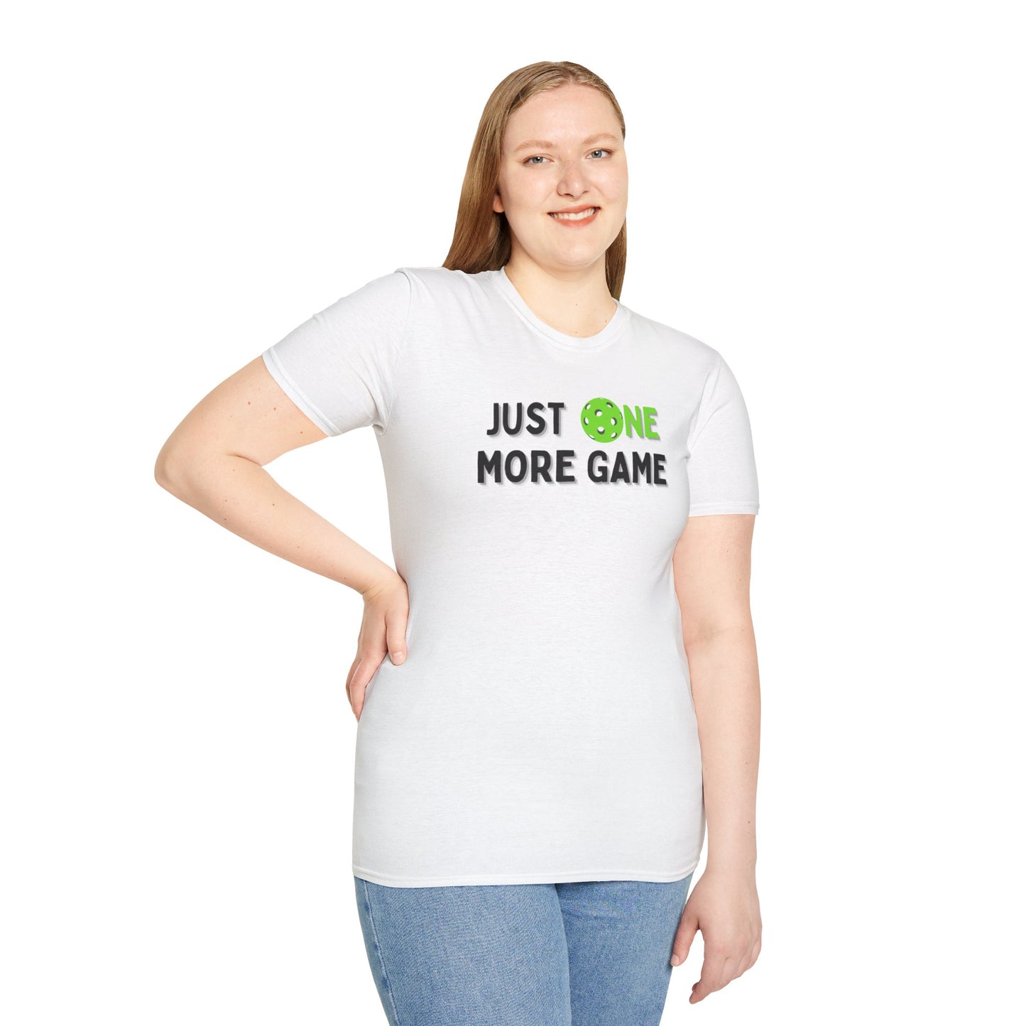 Just One More Game Pickleball - Unisex Softstyle T-Shirt