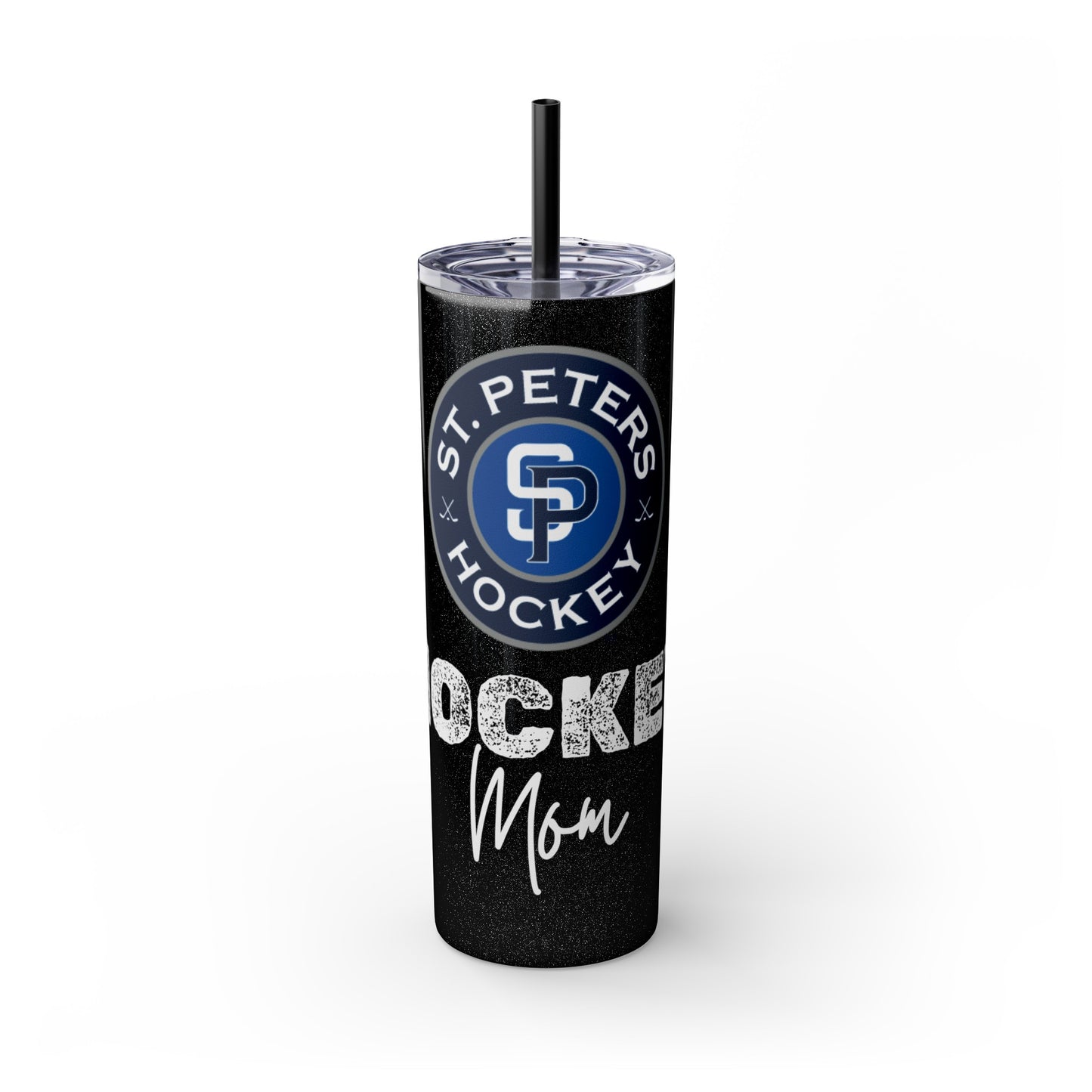 Hockey Mom STP Hockey Club - Skinny Tumbler with Straw, 20oz