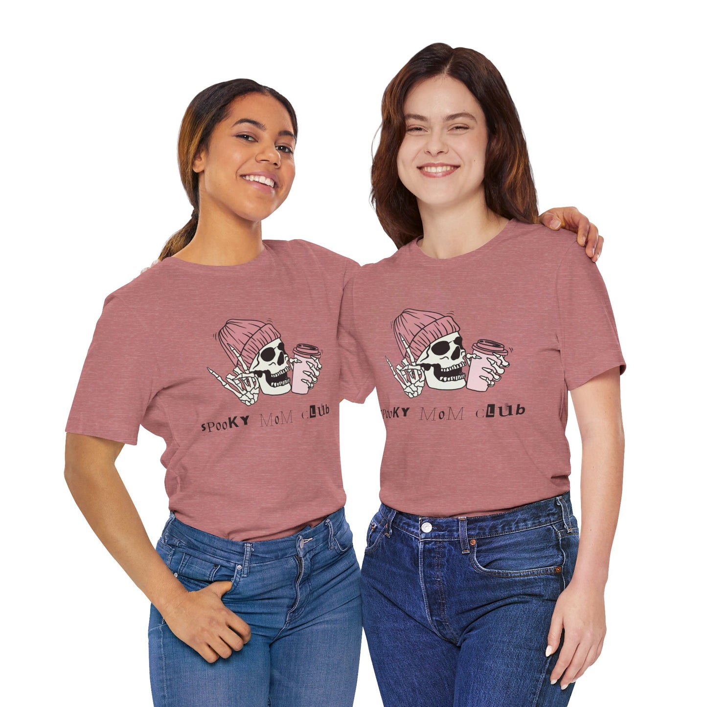 Spooky Mom Club Tshirt - Unisex Jersey Short Sleeve Tee