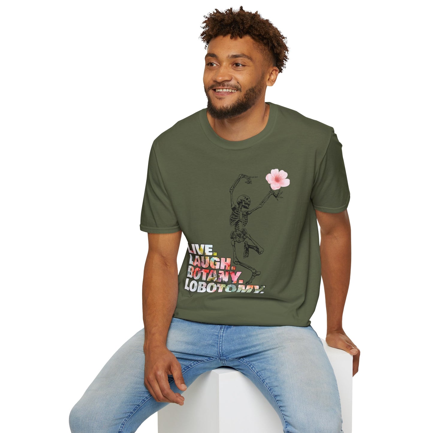 Live. Laugh. Botany. Lobotomy. - Unisex Softstyle T-Shirt