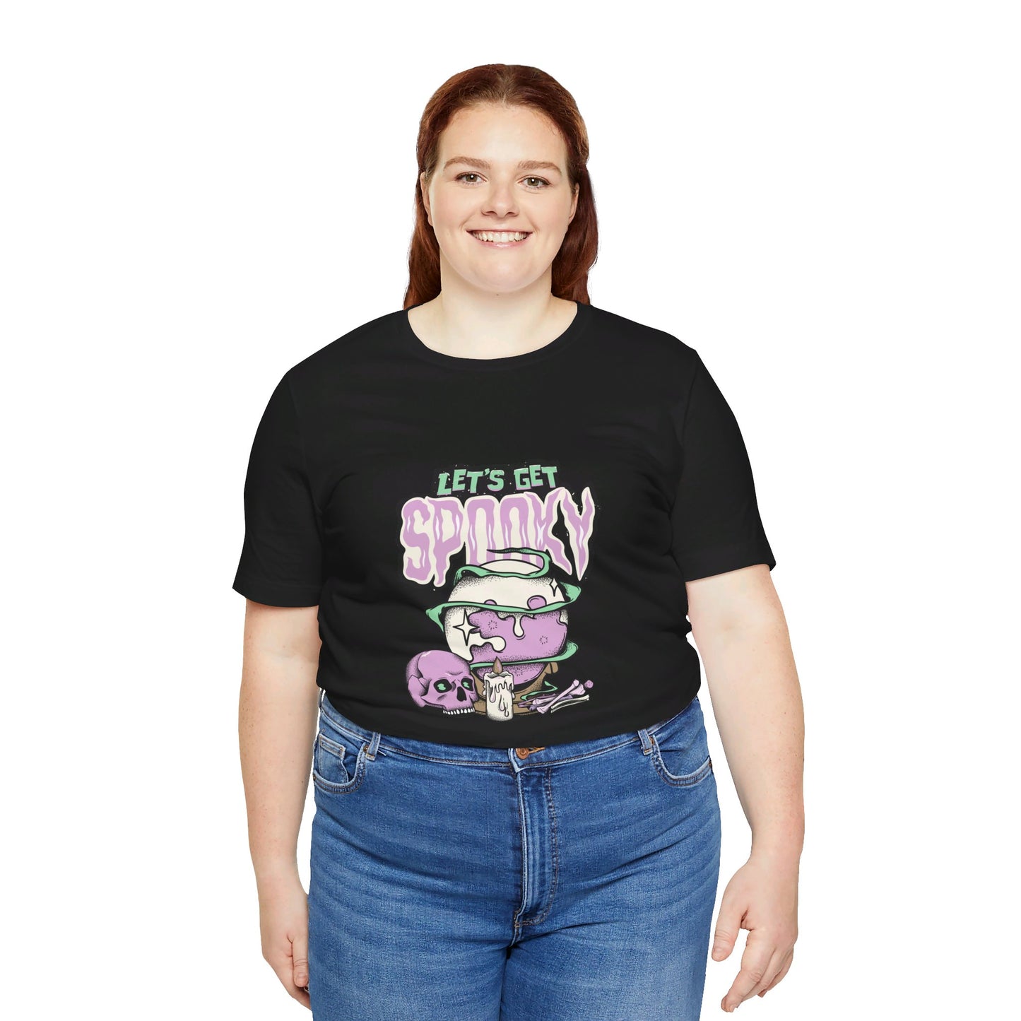 Let's Get Spooky Tshirt - Unisex Jersey Short Sleeve Tee