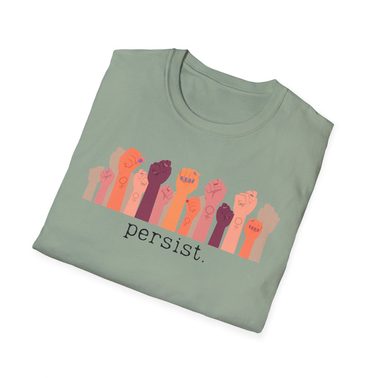 Persist Fists - Unisex Softstyle T-Shirt