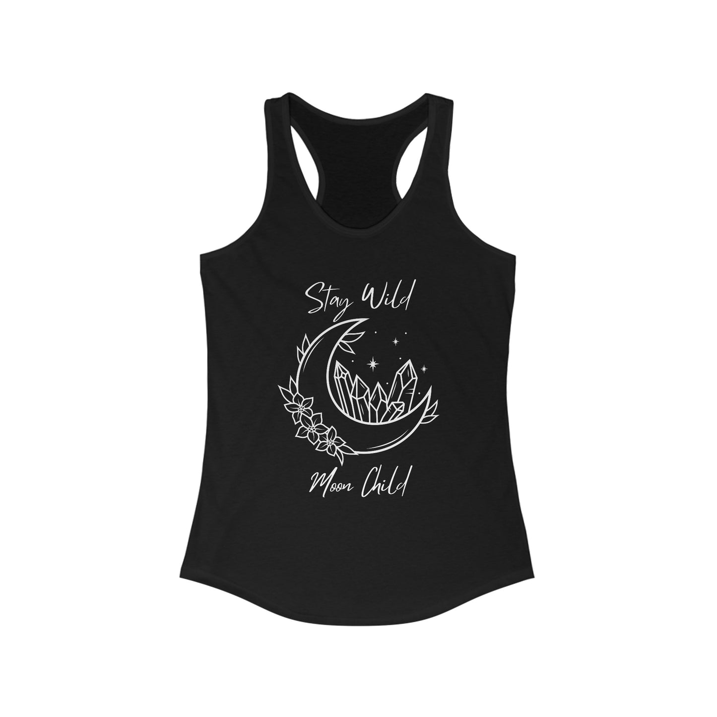 Stay Wild Moon Child - Women's Ideal Racerback Tank