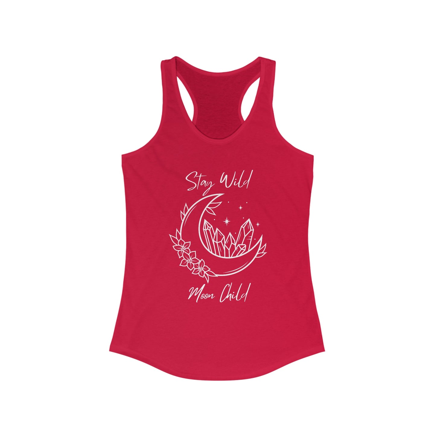 Stay Wild Moon Child - Women's Ideal Racerback Tank