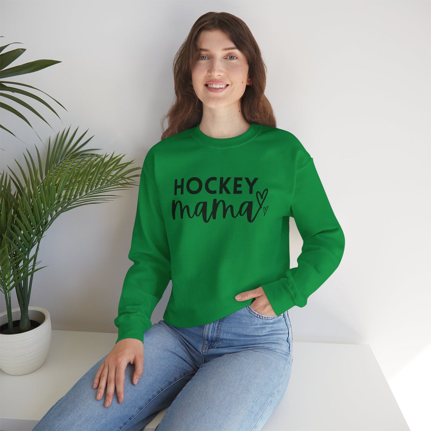 Hockey Mama Unisex Heavy Blend™ Crewneck Sweatshirt