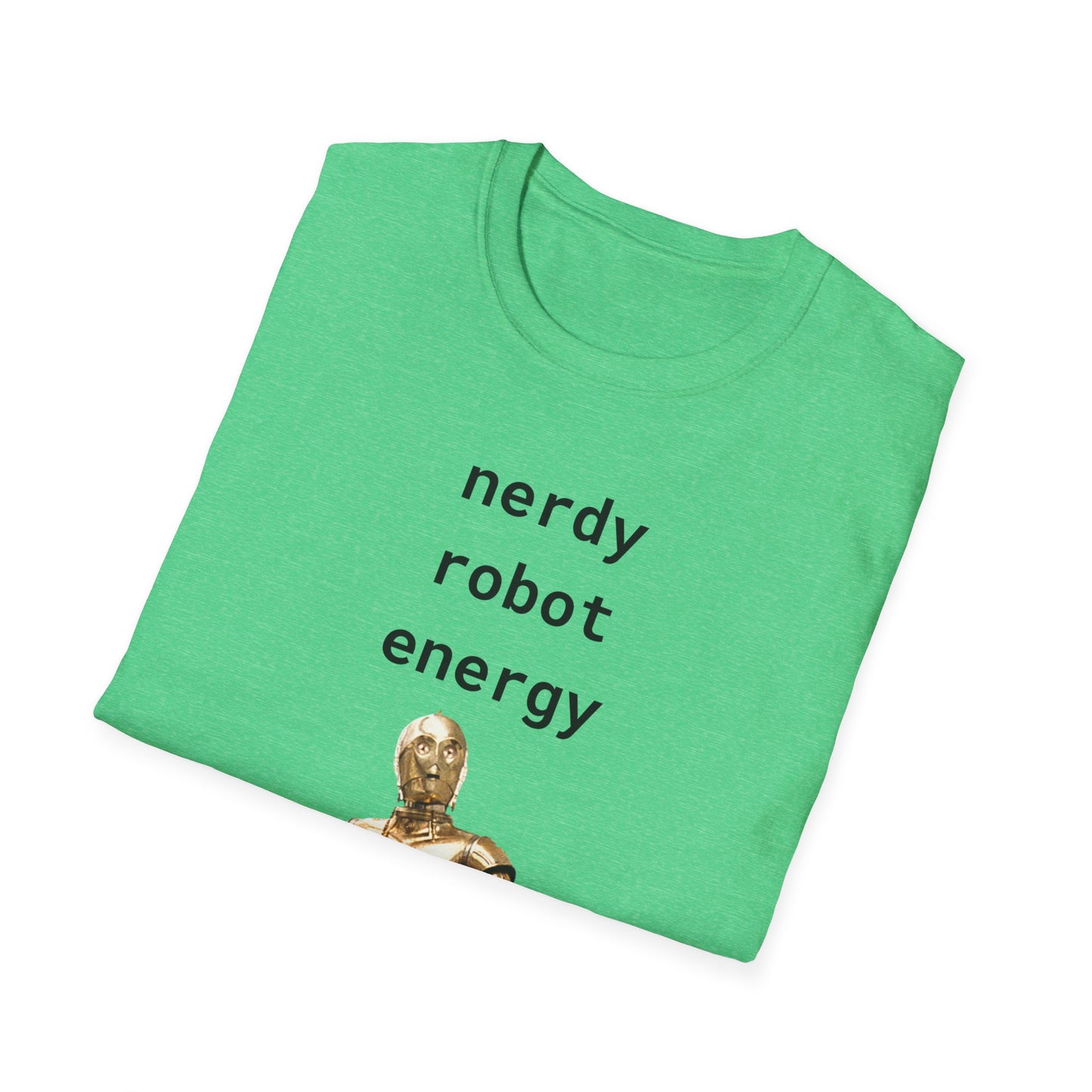 Nerdy Robot Energy - Unisex Softstyle T-Shirt