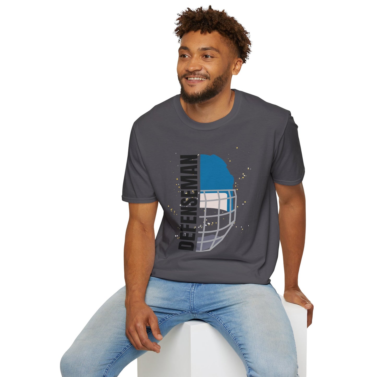 Ice Hockey Defenseman - Unisex Softstyle T-Shirt