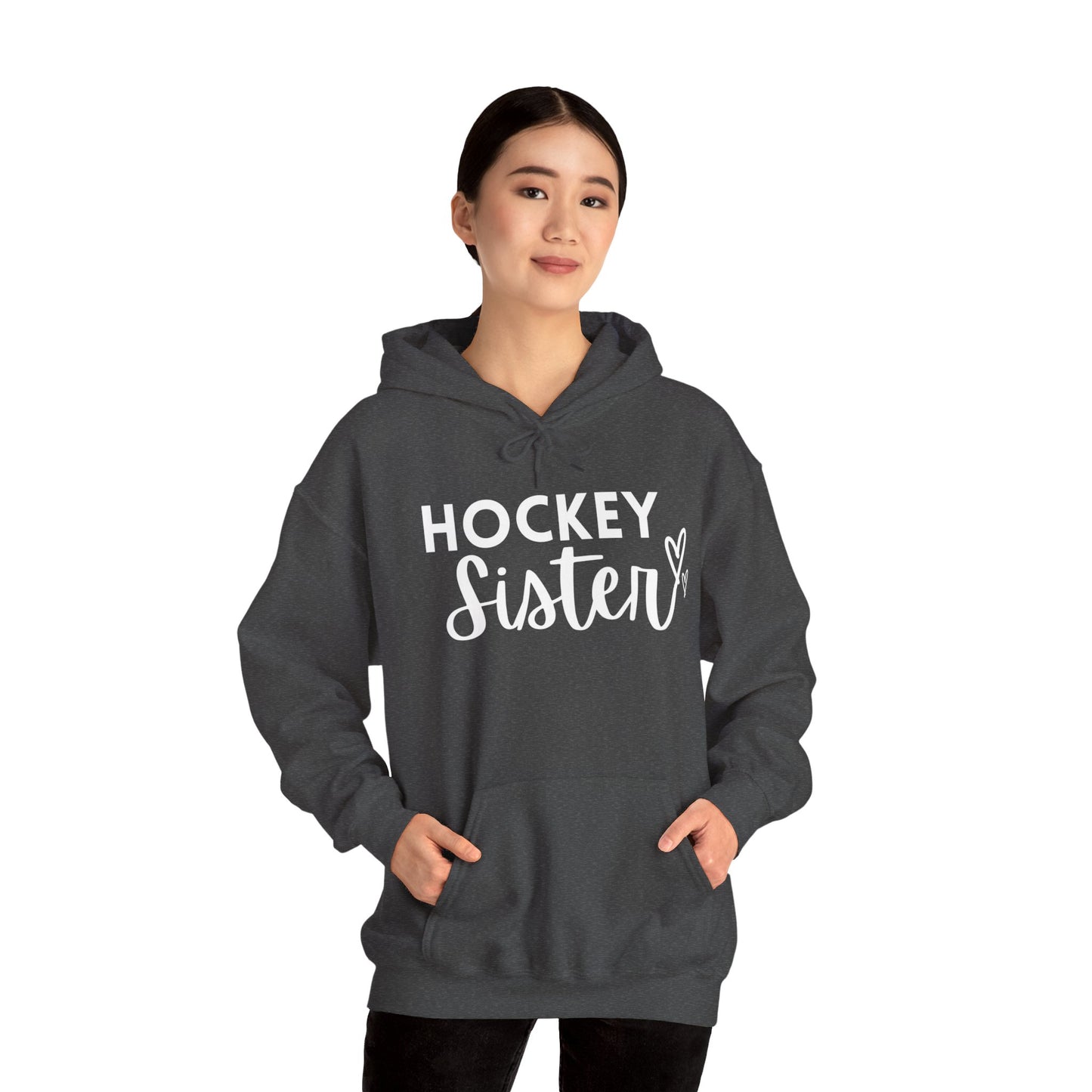 Hockey Sister Hoodie Unisex Heavy Blend™ Hooded Sweatshirt