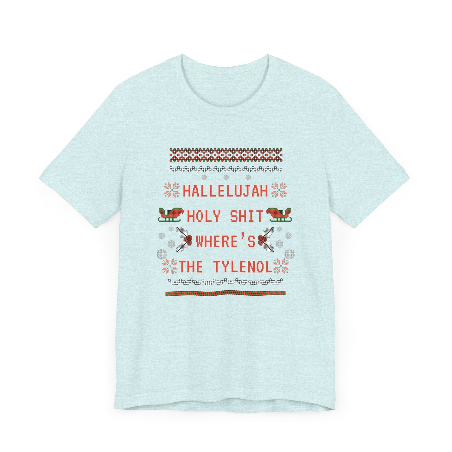 Christmas Vacay Where's the Tylenol - Unisex Jersey Short Sleeve Tee