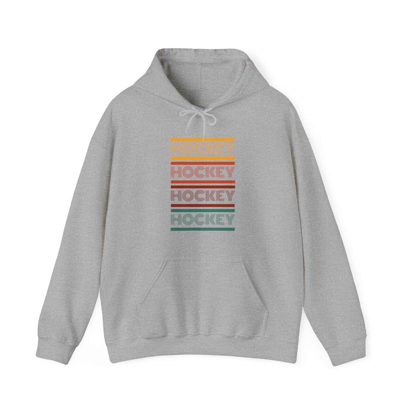 Retro Hockey - Unisex Heavy Blend™ Hooded Sweatshirt