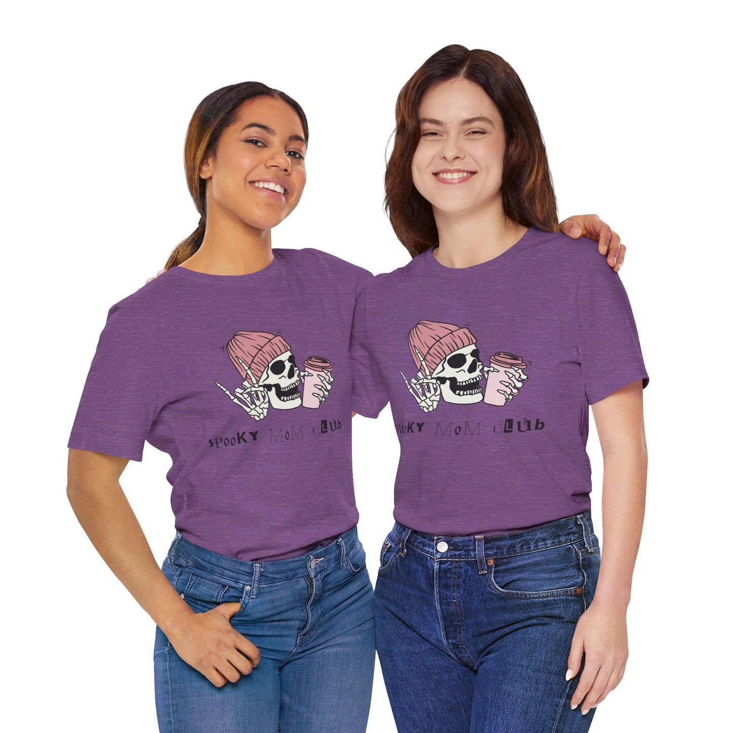 Spooky Mom Club Tshirt - Unisex Jersey Short Sleeve Tee