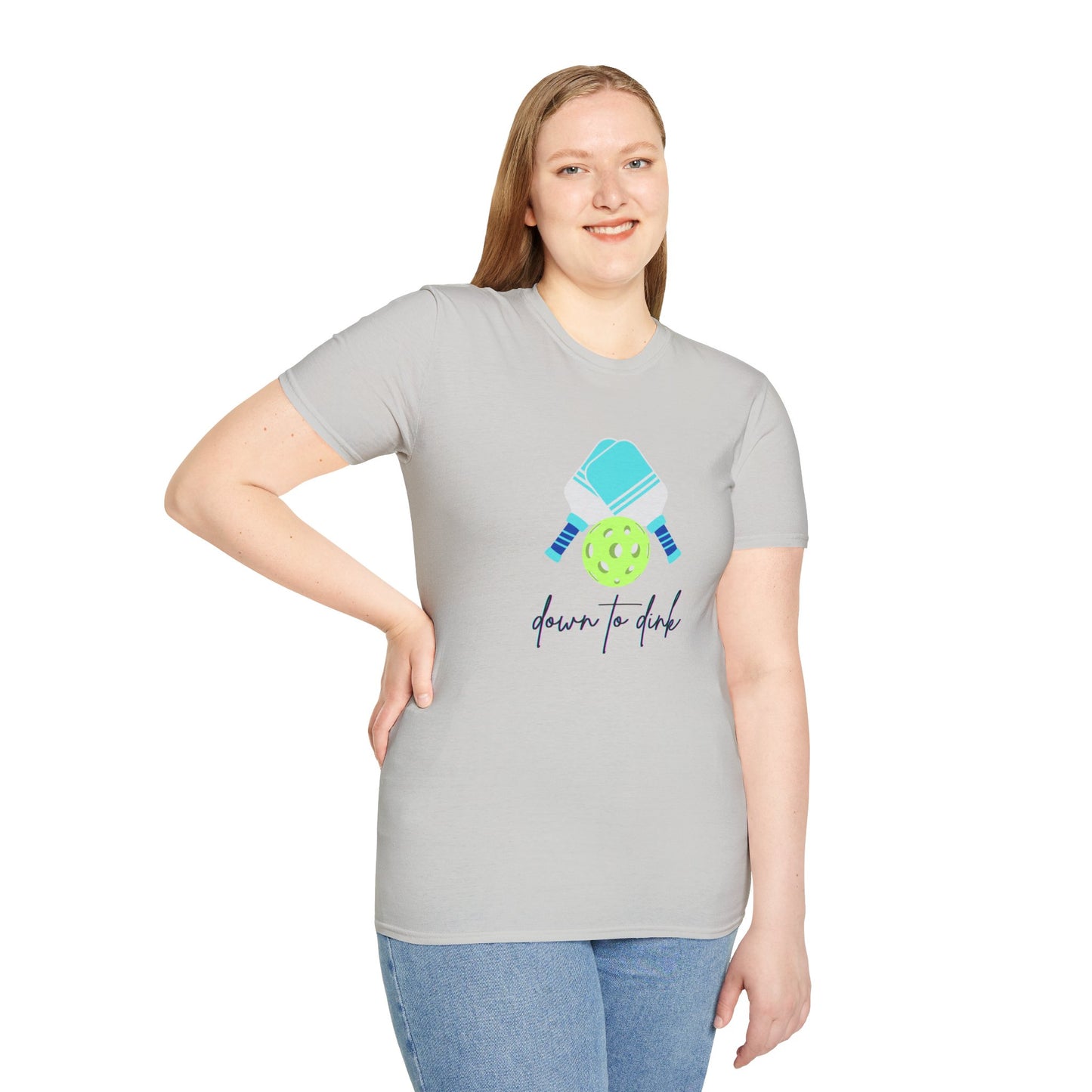 Down to Dink Pickleball - Unisex Softstyle T-Shirt