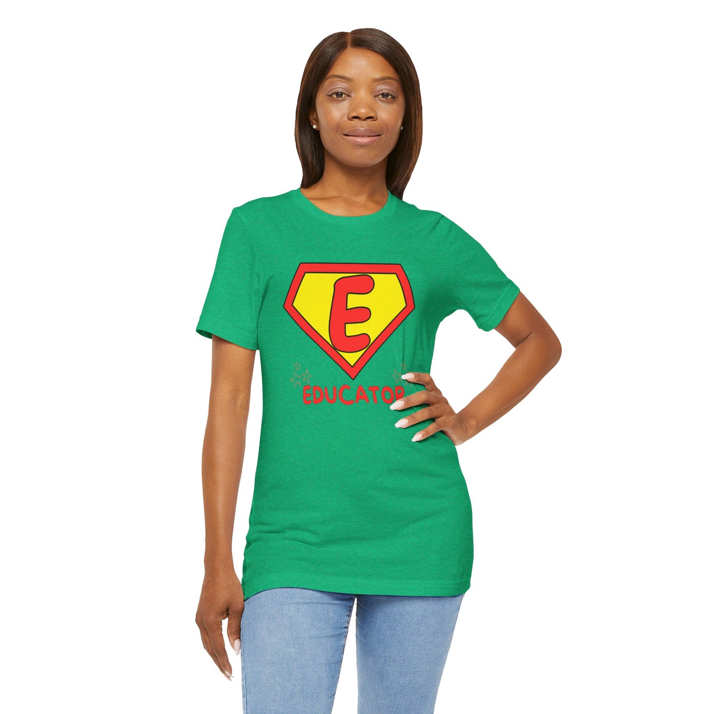 Educator Superhero - Unisex Jersey Short Sleeve Tee