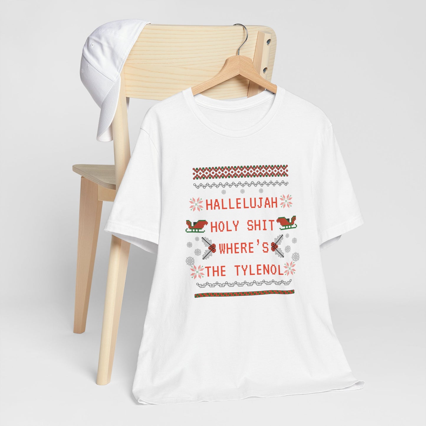 Christmas Vacay Where's the Tylenol - Unisex Jersey Short Sleeve Tee