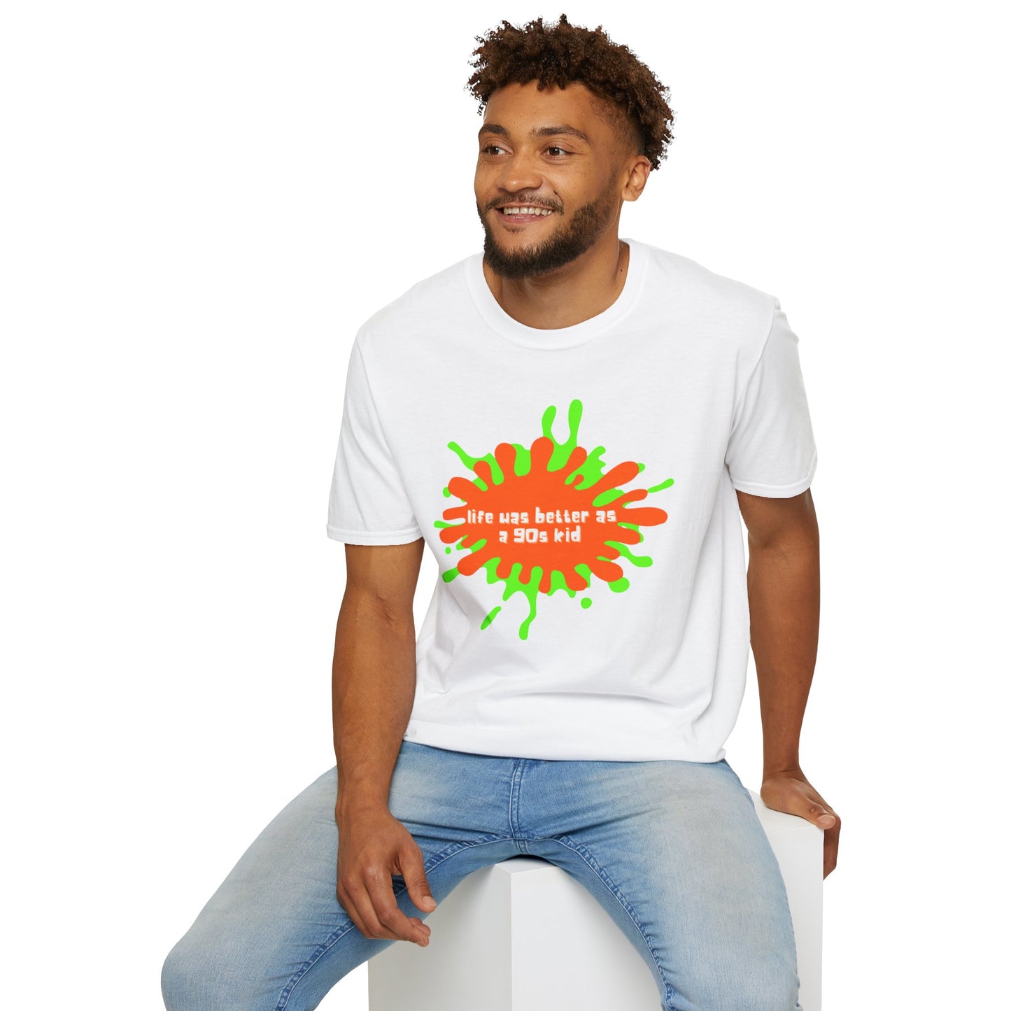 Life was better as a 90s kid Unisex Softstyle T-Shirt