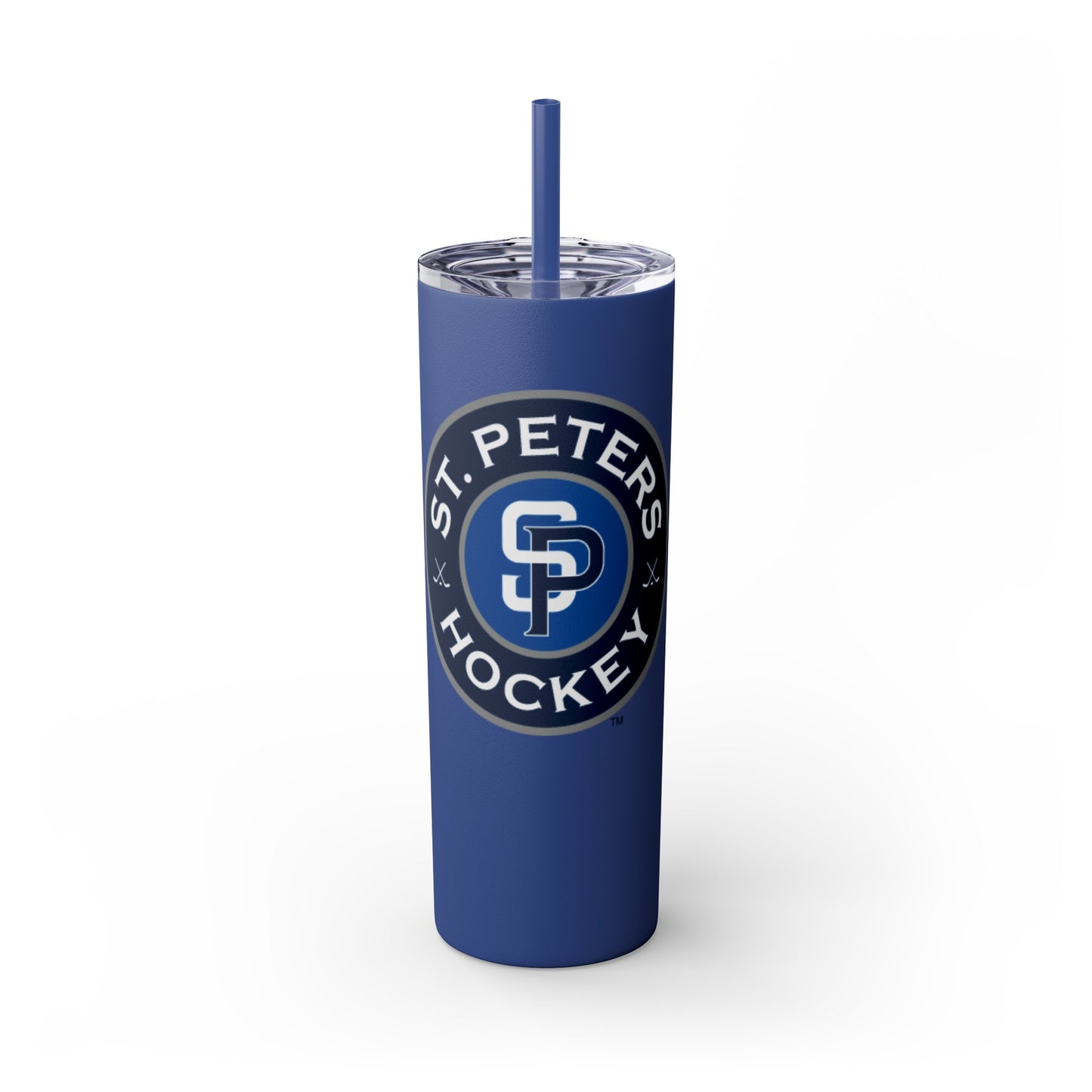 STP Hockey Skinny Tumbler with Straw, 20oz