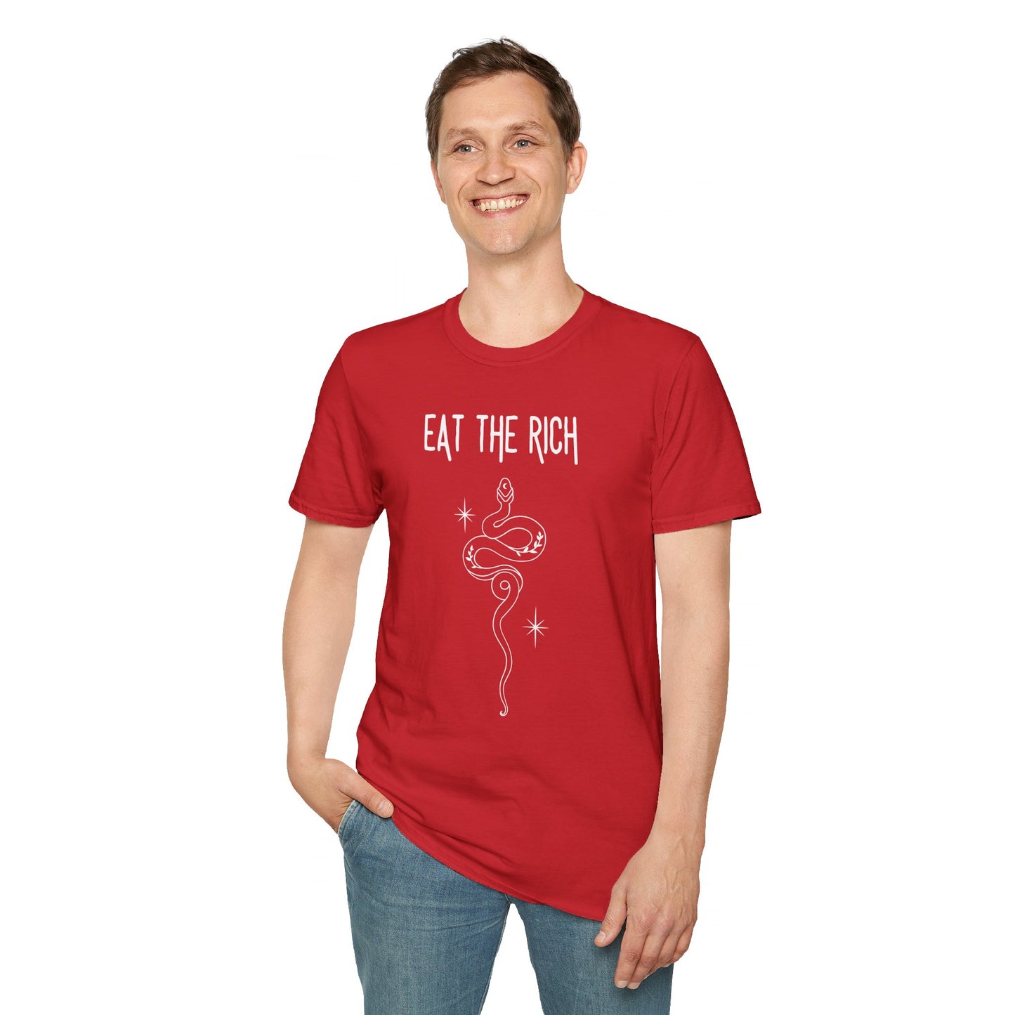 Eat the Rich - Unisex Softstyle T-Shirt