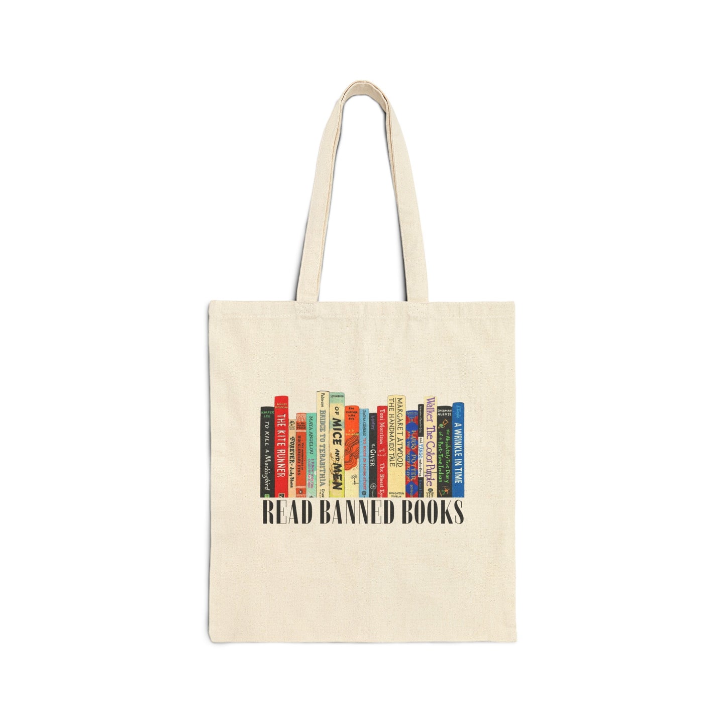 Read Banned Books - Cotton Canvas Tote Bag