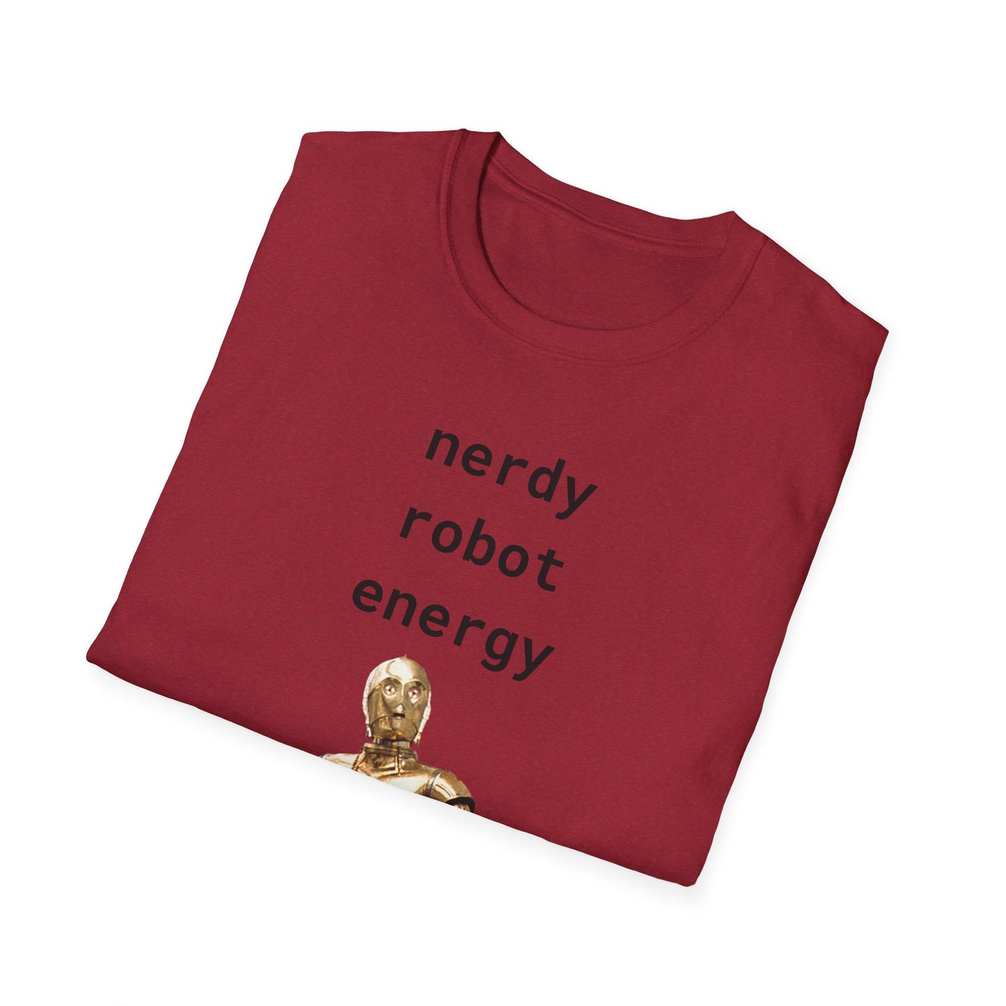 Nerdy Robot Energy - Unisex Softstyle T-Shirt