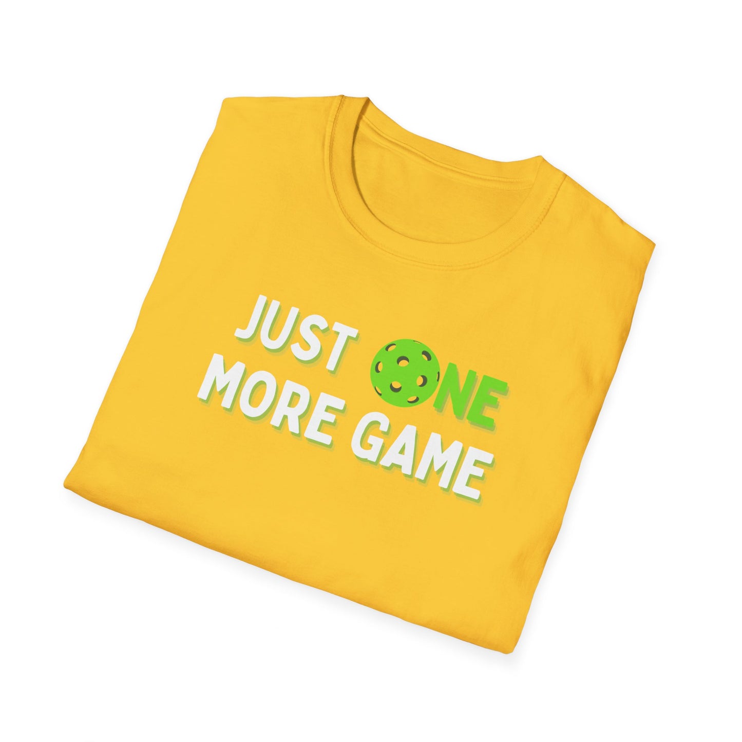 Just One More Game Pickleball - Unisex Softstyle T-Shirt