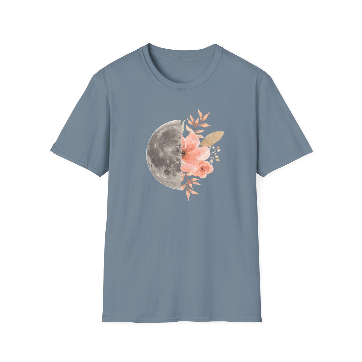 Lunar Flowers - Unisex Softstyle T-Shirt